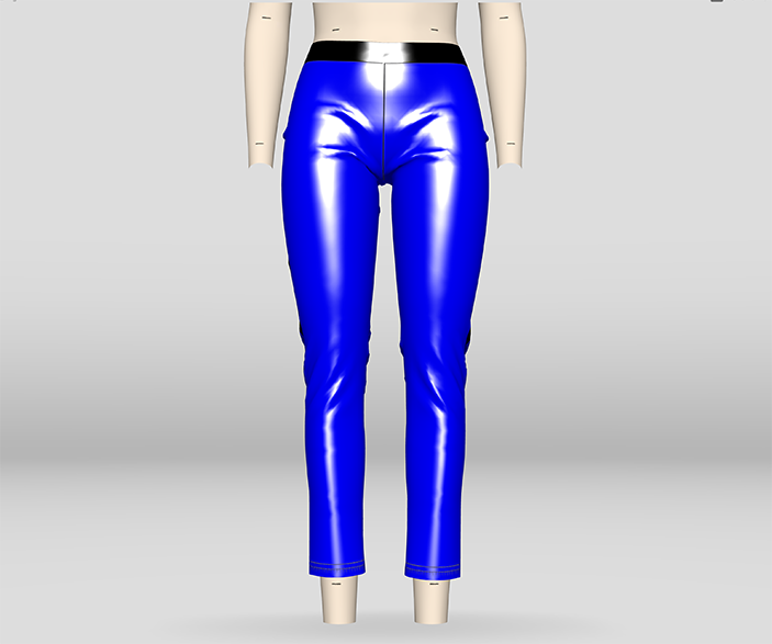3d rendering of blue pants
