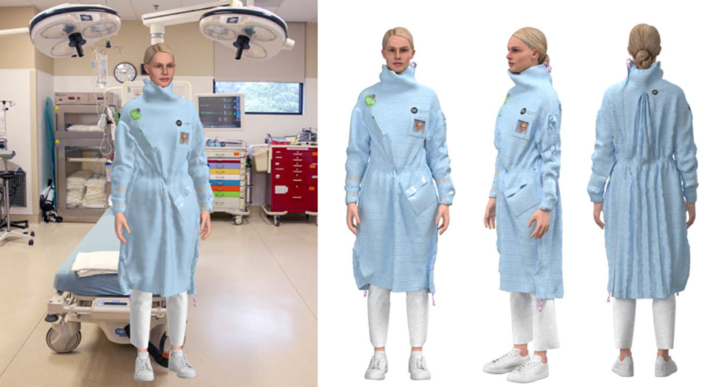 enhanced medical garment design